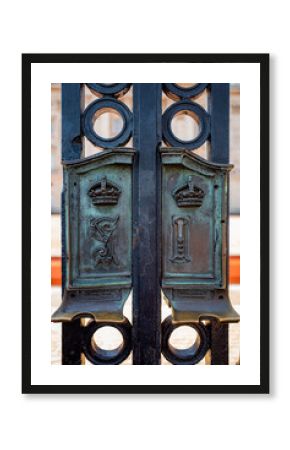 old metal gate in London, England