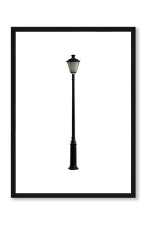 Modern Outdoor Street Lamp PNG with Transparent Background