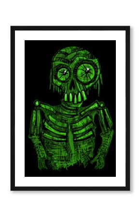 horror creature - digital painting