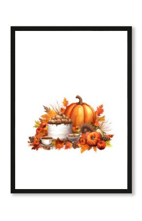 tort  i indyk na Halloween i święto Dziękczynienia