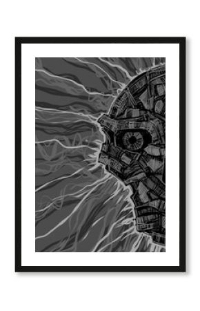 horror creature - digital painting