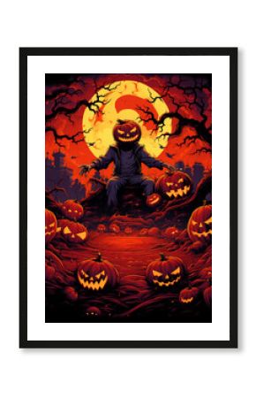 śmiejące się dynie na halloween.