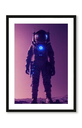 Super soldier portrait, astronaut, super nice costume. Generative AI Art.
