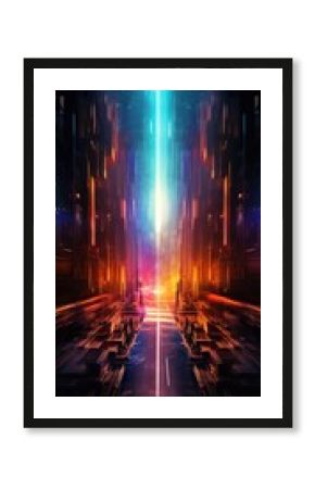 Video game background, generative ai