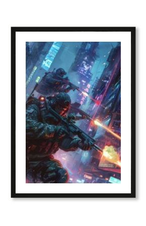 Action-packed gameplay from AAA shooter video game Innovative information datum design