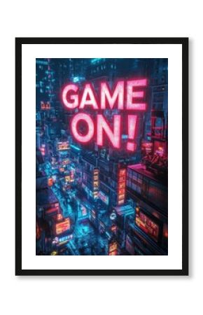 Exploring a Vivid Cyberpunk Cityscape Full of Neon Lights and Dynamic Energy