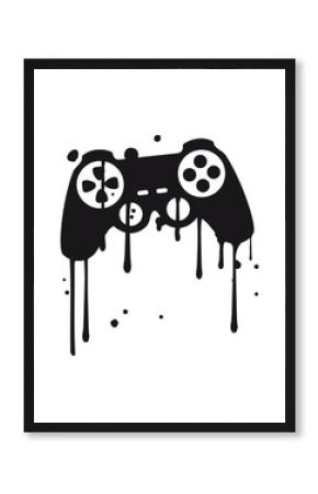 controller graffiti drip klex color splash