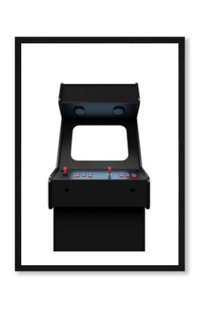 Machine arcades with empty bottom and screen.