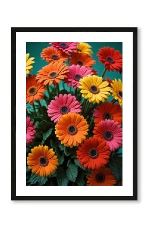 Elegant Showing Gerbera daisies in bold, cheerful colors.