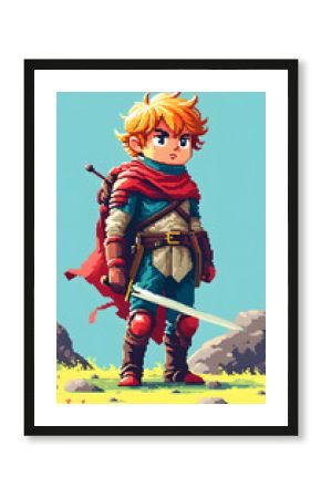 Pixel Art Warrior