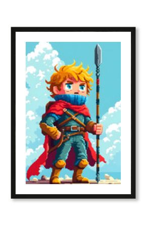 Pixel Art Adventure Boy