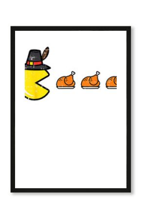 Thanksgiving Video Game Eating Turkey Gamer