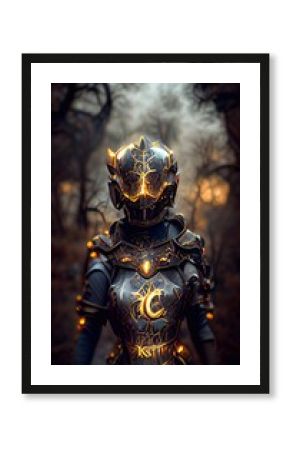 Storm knight, style of dragonpunk, warrior