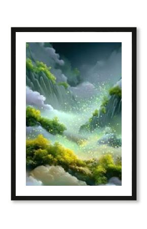 Game background: Floating Rocky Islands