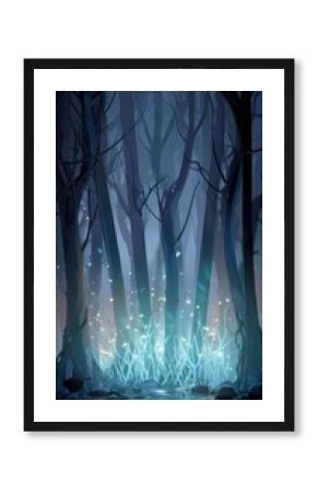 Game background: Surreal Liquid Forest